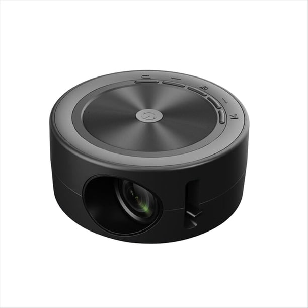 Proyector LED YT200 Miniproyector USB PortáTil con Altavoz Incorporado para (Control Remoto, Altavoz, Compatible con IOS)