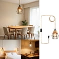 thumbnail image 1 of Outdor Farmhouse Pendant Light Handwoven Dome Shade Chandelier With Natural Rope Detail Adjustable Hanging Light Fixture For Kitchen Island Dining Room Bulb Not Included, 1 of 6