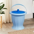 thumbnail image 6 of Bothyi Chamber Pot and Toilet Brush Urinal Night Urine Jug for Elderly Bedroom Blue, 6 of 8