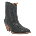thumbnail image 2 of Dingo Women's Rhinestone Western Fashion Booties Round Toe - DI 577-BLK 9 M  US, 2 of 5