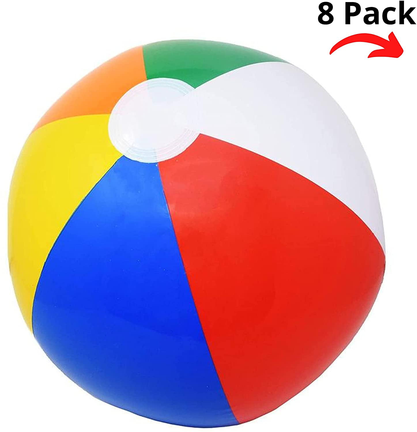 8" Inflatable Football Summer Games Beach Ball Kids Pool Party Loot Bag Fillers 