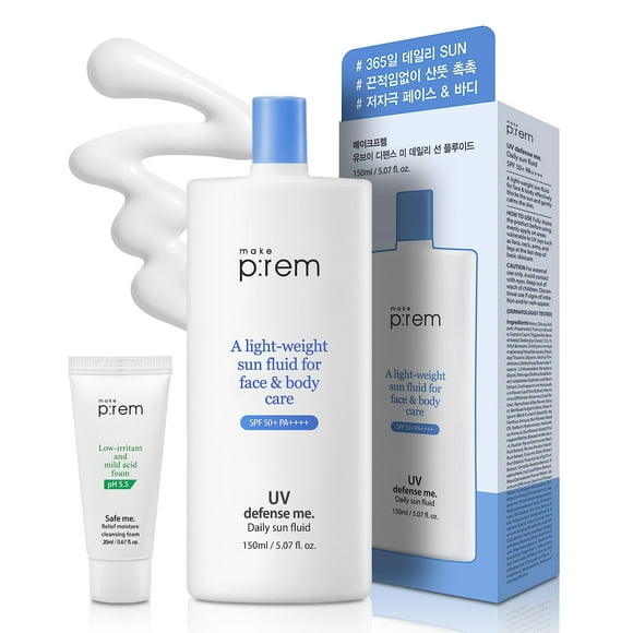Protector solar MAKEPREM Defense Me Daily Vegan SPF 50+ PA++++ 150 ml