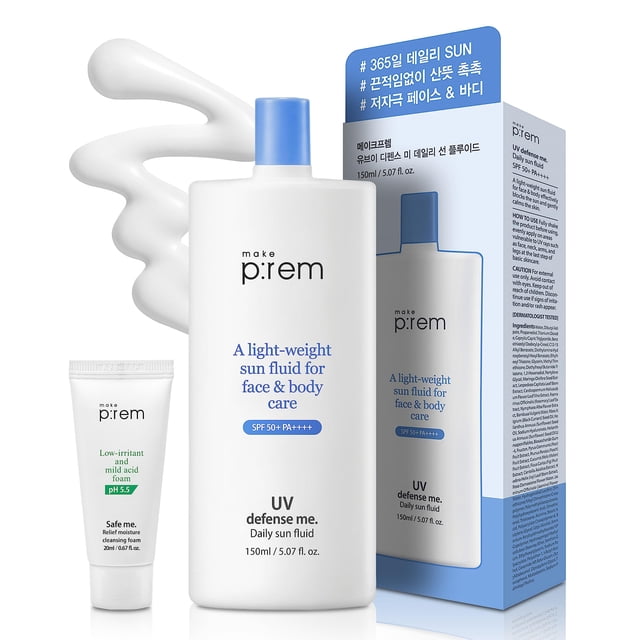 Protector solar MAKEPREM Defense Me Daily Vegan SPF 50+ PA++++ 150 ml