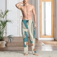 thumbnail image 2 of Salouo Cute colorful whale Print Pajama Pants for Men, Lounge Pants Elastic Waistband Casual Men's sleepwear Loungewear Sleep Pajama Pant-X-Large, 2 of 6