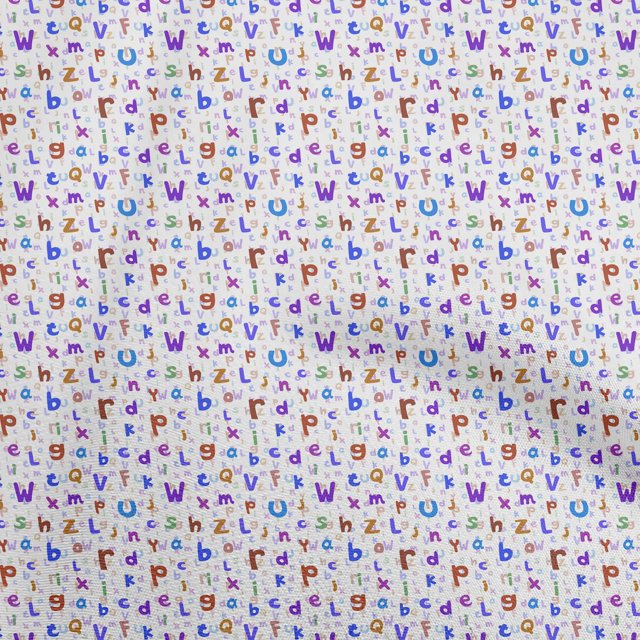 oneOone Velvet Purple Fabric Alphabet Sewing Craft Projects Fabric Prints By Yard 58 Inch Wide