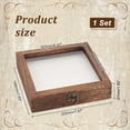 thumbnail image 2 of Insect Display Case Shadow Box for Insect Display with Clear Top Insect Specimen Storage Box Wood Insect Storage Case for Collecting Specimen 8 x 8 Inch, 2 of 9
