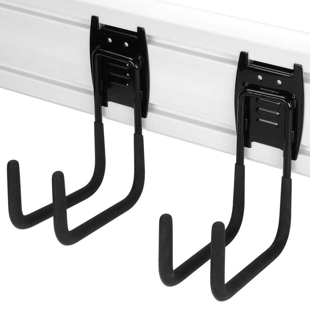 Big J type Hooks Garage Tool Hook For Slatwall Organizer 2Pcs/Pack