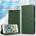 thumbnail image 7 of Dteck Case for Apple iPhone 7 Plus 5.5-inch,iPhone 8 Plus Detachable Case Card Slots Wallet Magnetic Leather 2 in 1 Design Shockproof Stand Cover Support Car Mount Case,Green, 7 of 7