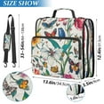 thumbnail image 3 of Zipper Binder 3 Rings Stationery Office Files Daily Organizer File Folder Storage Bag Butterflies and Bees, 3 of 8