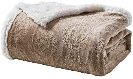 "Manta de lana Caesar Sherpa acurrucada tirada cálida para silla, sofá 50""x60" - Imagen 14 de 15