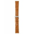 thumbnail image 2 of Morellato Bolle Alligator Embossed Genuine Calf Leather Watch Strap - Honey - 16mm - Chrome-plated Stainless Steel Buckle - MORELLATO 1930 Collection, 2 of 8
