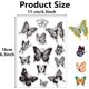 thumbnail image 2 of Sellos transparentes de silicona reutilizables con forma de mariposa y escarabajo, 2 of 9