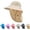 1pack-beige, variant on Kids Sun Hat with Neck Flap UV Protection Summer Toddler Beach Hat Unisex Ponytail Hat Wide Brim Fishing Hat