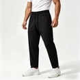 thumbnail image 6 of Athletic Pants Mens Drawstring Casual Hiking Lightweight Stretch Workout Trousers Zipper Pockets for Gym Outdoor Activities, 6 of 6