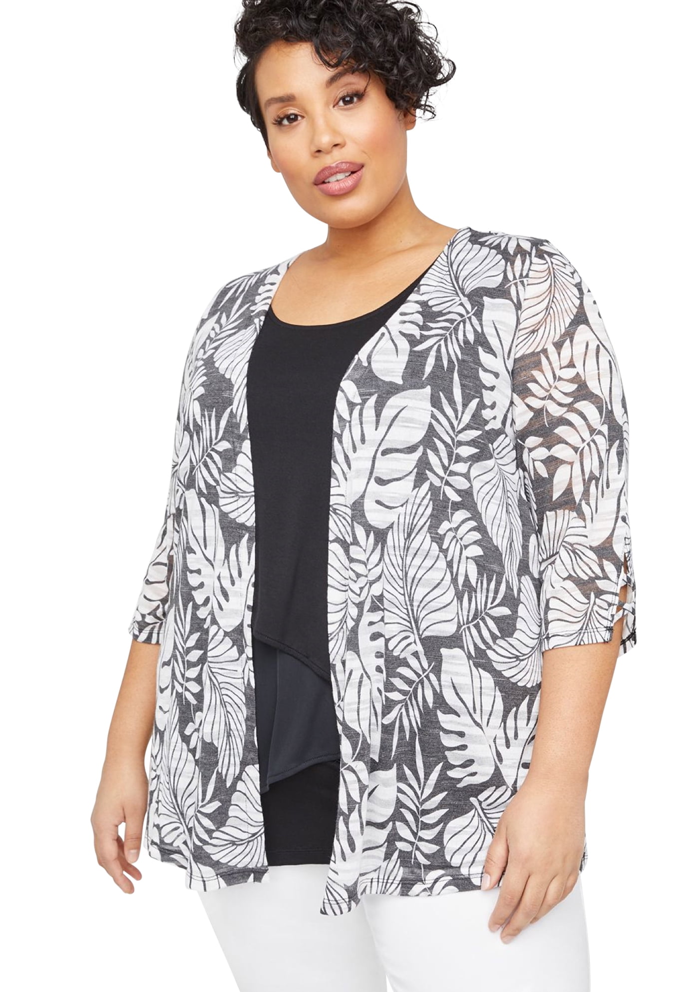 Shadow Stripe Cardigan - Walmart 