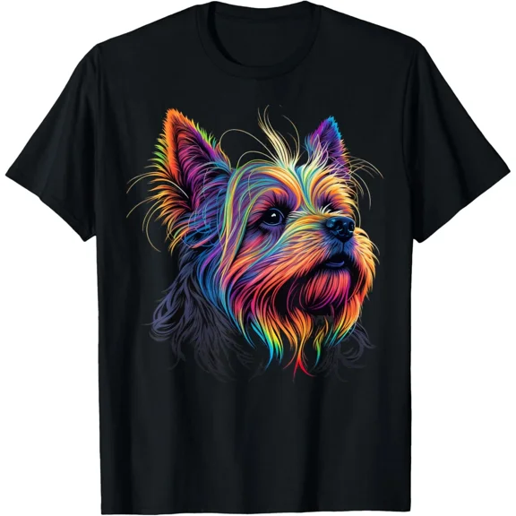 Cute Yorkshire Terrier For Dog Lovers Adorable Pup Style Unisex T-Shirt, up to size 5XL