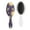 White-664, variant on Papaya Hair Brush, Tropical Fruit Print Detangling Paddle Brush, Cute Kawaii Papaya Lover Design, Classic Exotic Pattern, Soft Bristle Brush for All Hair Types