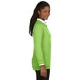 thumbnail image 2 of DP181W Devon & Jones Ladies' Perfect Fit Ribbon Cardigan Lime S, 2 of 3