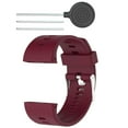 thumbnail image 2 of funtasica Silicone Watch Band Replacement Smart Watch Bracelet for V800 Red Red03, 2 of 7