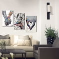 thumbnail image 2 of 3 Pieces Graffiti Art The Kiss Painting Love Gestures Street Art Canvas Wall Art Graffiti Decor Graffiti Canvas Wall Art Colorful Painting Couples Wall Art for Bedroom Decor 12x16x3, 2 of 6