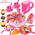 thumbnail image 1 of Kids Educational Toy Simulation DIY Birthday Cake Model Kitchen Pretend Play Cutting Fruit Food Toy for Toddler Children Gift, 1 of 7