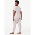 thumbnail image 2 of Joyspun Women’s Short Sleeve T-Shirt and Joggers Pajama Set, 2-Piece, Sizes S to 3X, 2 of 4