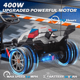 thumbnail image 3 of NEECHIPRO 24V Licensed BMW Electric Go Kart , 400W Powerful Motor Racing with Drift Race Pedal,8mph,Black, 3 of 8