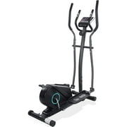 MaxKare Elliptical Trainer Machine for Home Use Elliptical Exercise Machine 8 Levels Magnetic Resistance Fitness Bike with LCD Monitor & Large Pedal