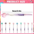 thumbnail image 3 of 1Pc Clearance Sale! Plastic Quicksand Gel Pen, 0.5mm Flowing Glitter Aesthetic Writing Tool (9*3cm, A), 3 of 5
