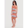 thumbnail image 2 of Women's Striped Knit Cami Dress with Tie Shoulder Straps, 2 of 3
