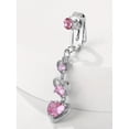 thumbnail image 3 of shiyou-Fake Belly Piercing Ring - Clip on Belly Button Rings, 3 of 4