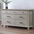 thumbnail image 4 of New Classic Furniture Silver Sands Wood 7-Drawer Dresser in Gray, 4 of 7