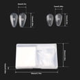 thumbnail image 4 of Wisewang Silicone Nose Pads with Tweezers Screws Embedding Eyewear Accessories Repair Replacement Tools Kit Case Nosepads Set A5 Nosepads Length 13mm 1Set, 4 of 6