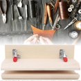 thumbnail image 2 of HandStitched Sewing Horizontal Leathercraft Wooden Table Clamp Stitching Tool for DIY Craft, 2 of 5