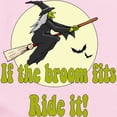 thumbnail image 2 of CafePress - If The Broom Fits, Ride It Infant Bodysuit - Baby Light Bodysuit, Size Newborn - 24 Months, 2 of 4