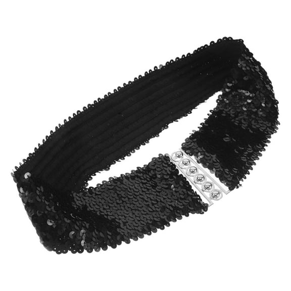 Masteelf Dress Sequins Belt Stretch Belt For Dress Dress Supply Dress Accessory Female Dancing Belt Women Waist Belt Women Wide Elastic Belt