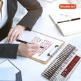 thumbnail image 5 of RollerBall Pens, Shuttle Art 25 Pack Red Fine Point Roller Ball Pens, 0.5mm Liquid Ink Pens for Writing Journaling Taking Notes Office, 5 of 7