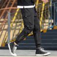 thumbnail image 6 of Mens Daily Pants Joggers Loose Plus Size Trousers Big And Tall Trend Versatile Pants Black Lounge Pajama Yoga Pants L, 6 of 7