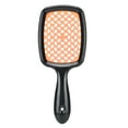 thumbnail image 3 of Peine de peluquería BRI antiestático herramienta de peinado portátil masaje cuero cabelludo naranja, 3 of 10