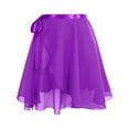 thumbnail image 2 of Ersazi Dresses for Women Party Sale Fashion Women Mesh Casual High Waist Solid Dance Bandage Mini Skirt Purple L, 2 of 4