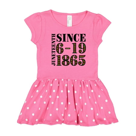 

Inktastic Juneteenth Since 6-19-1865 Gift Toddler Girl Dress