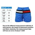 thumbnail image 2 of Men's Swim Trunks Quick Dry Beach Shorts with Pockets and Mesh Lining, summer leisure fitness shorts, 2 of 5