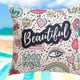 thumbnail image 5 of Funda de almohada suave con cita bonita, patrón de moda, decoración para sofá y oficina, funda para cojín de asiento, 1 ud., 5 of 7