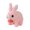 Pink, variant on mdesiwst Electric Plush Bunny Toy with Carrot Interactive Walking Rabbit Plushie Handmade Toddlers Educational Jumping Simulation Stuffed Animal Toy