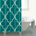 thumbnail image 5 of Nordic Ethnic Shower Curtain 72x84 Inches, Quick-Dry Polyester Fabric with Plastic Hooks, Boho Vintage Tribal Artistic Earth Tone Style, 5 of 5