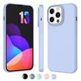 thumbnail image 1 of CocoStake Compatible with iPhone 13 Pro Case 6.1 " 2021 , Liquid Silicone Full Body Protection Cover Case with Screen and Camera Protection, Soft Microfiber Lining [Purple], 1 of 7