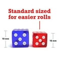 thumbnail image 3 of 16mm Game Dice Bulk Bunde: Purple, Blue, Green, Red Dice, 400ct., 3 of 5