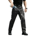 thumbnail image 2 of Lumtrix Cargo Pants For Men Construction Hiking Work Pants Lightweight Breathable Travel Pant With Multi Pockets Black M, 2 of 7