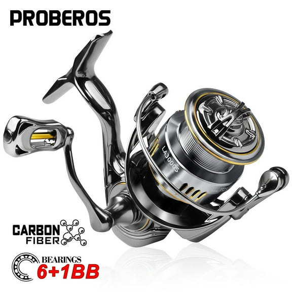 Ultra-light Fishing Spinning Reel 5.2:1 Gear Ratio Fishing Reel Metal Spool Wheel Ball Bearings 6 1 for Freshwater Saltwater