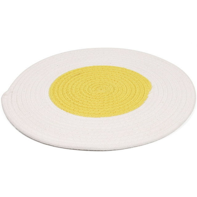 Amyove Pet Cat Round Scraper Mat Scratch-resistant Scratch Board Sleeping Blanket Sofa Furniture Protector